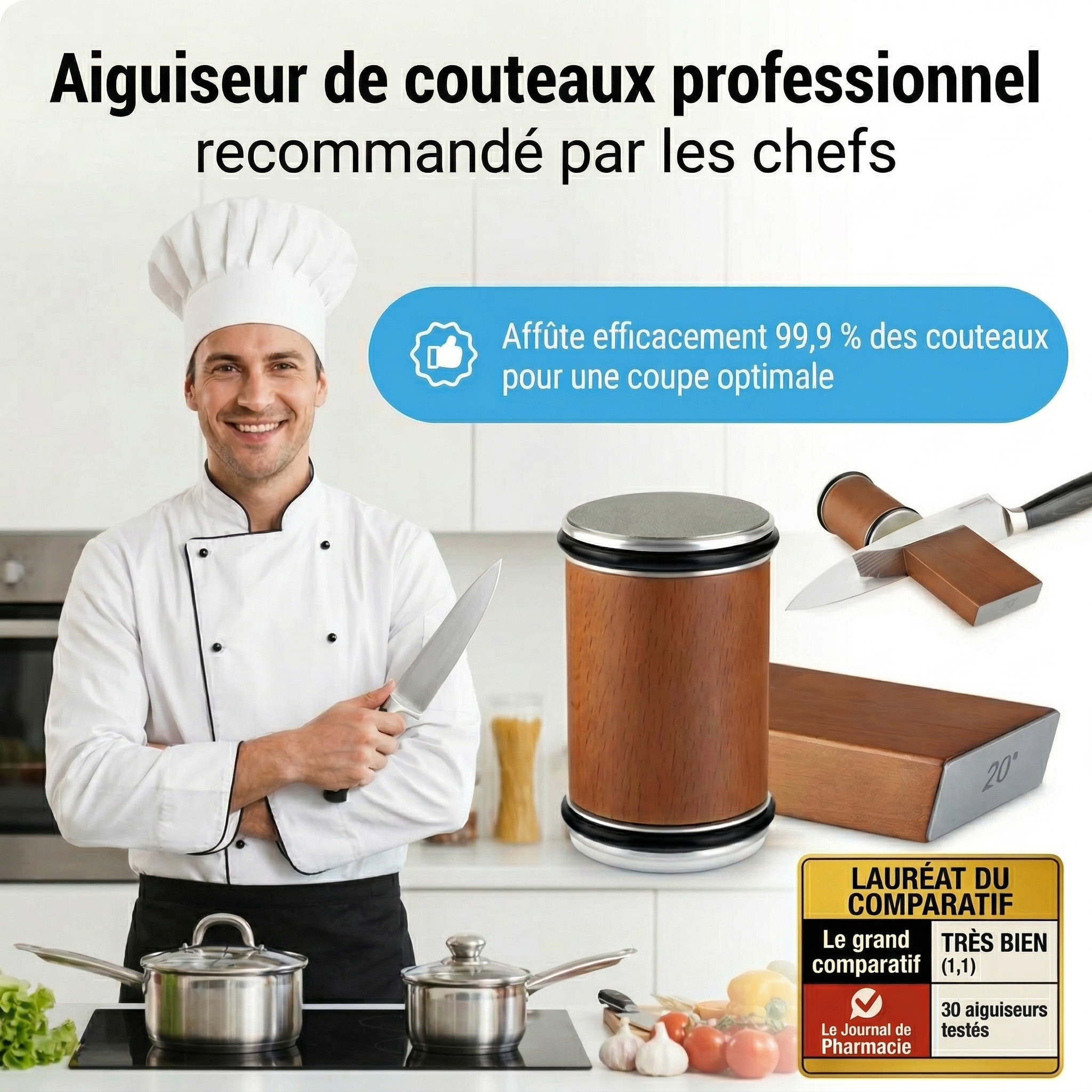 Avolo Aiguiseur à couteaux