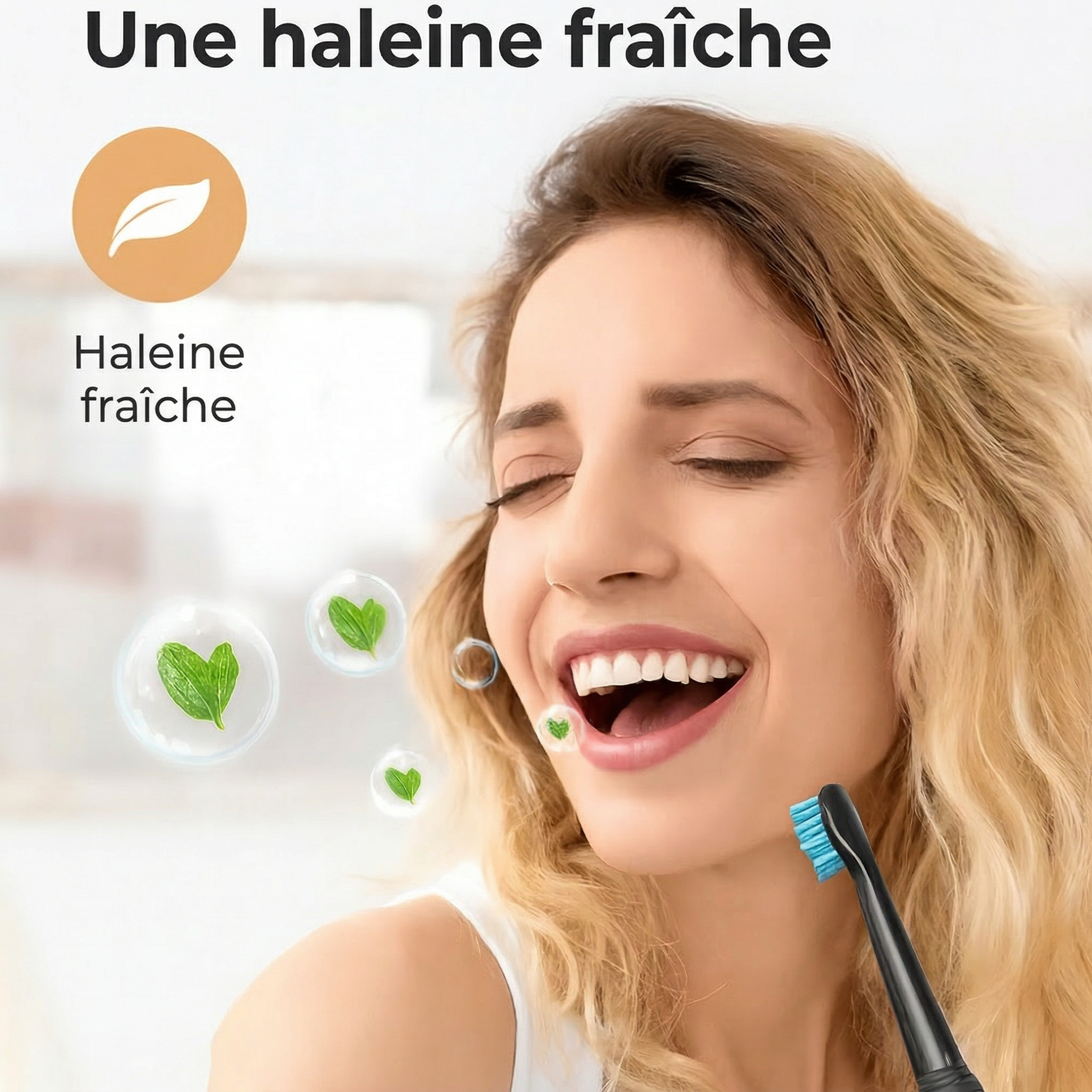 Fairywill V1 – Brosse à Dents Électrique Sonique Nettoyage professionnel pour des dents lisses et une hygiène optimale